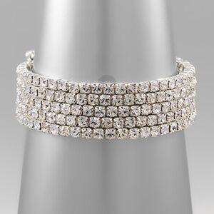 Crystal Coil Bracelet